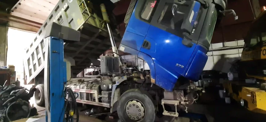 Техническое обслуживание грузового автомобиля