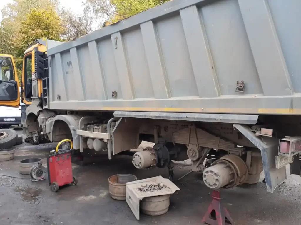 Ремонт ходовой части грузовика Рено 